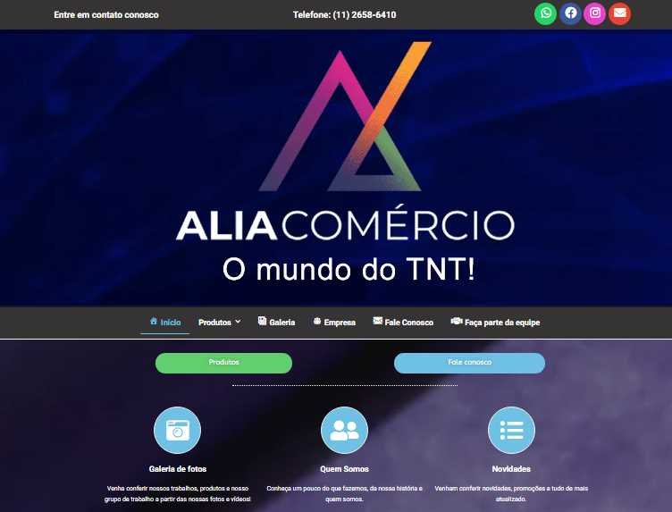 Logo da ALIA COMÉRCIO
