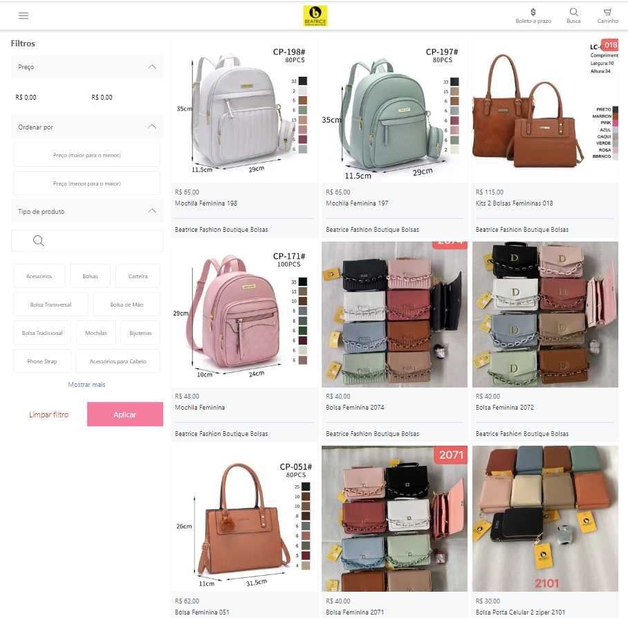 Logo da BEATRICE FASHION BOUTIQUE