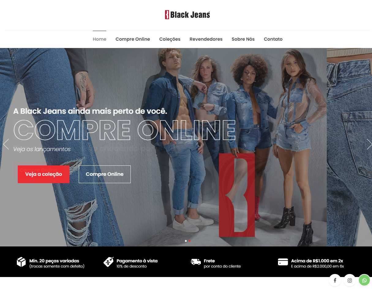 Logo da BLACK JEANS OUTLET