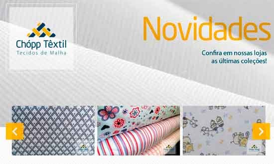 Logo da LOJÃO DAS MALHAS - CHÓPP TÊXTIL