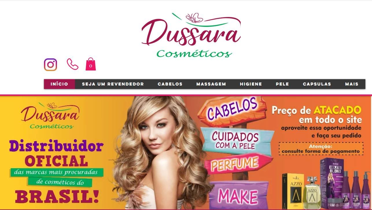 Logo da DUSSARA COSMÉTICOS
