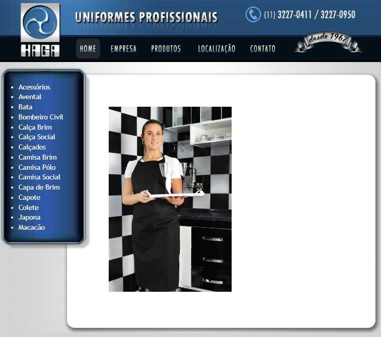 Logo da HAGA UNIFORMES