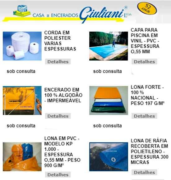 Logo da CASA DAS LONAS GIULIANI