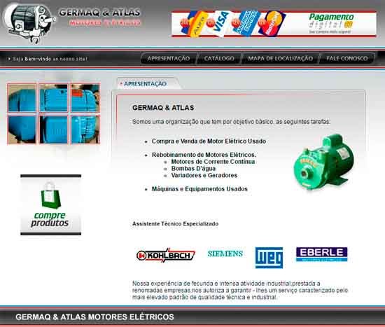 Logo da GERMAQ E ATLAS MOTORES ELÉTRICOS