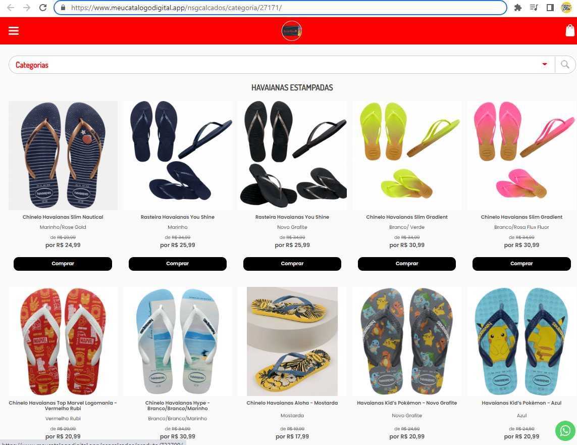 Logo da REI DOS CHINELUS