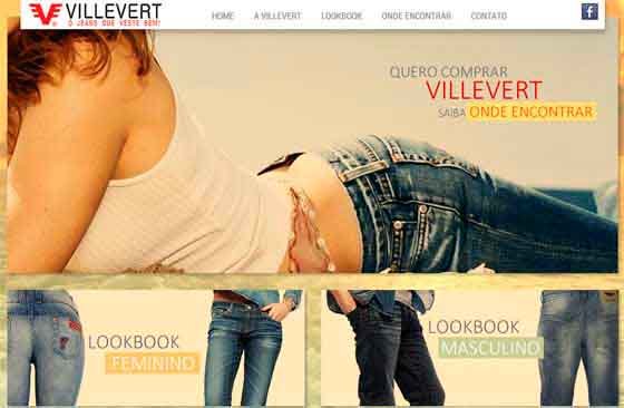Logo da loja VILLEVERT JEANS no Brás